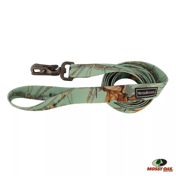 WOODS AND WATER BLUE CAMO LEASH 6'
