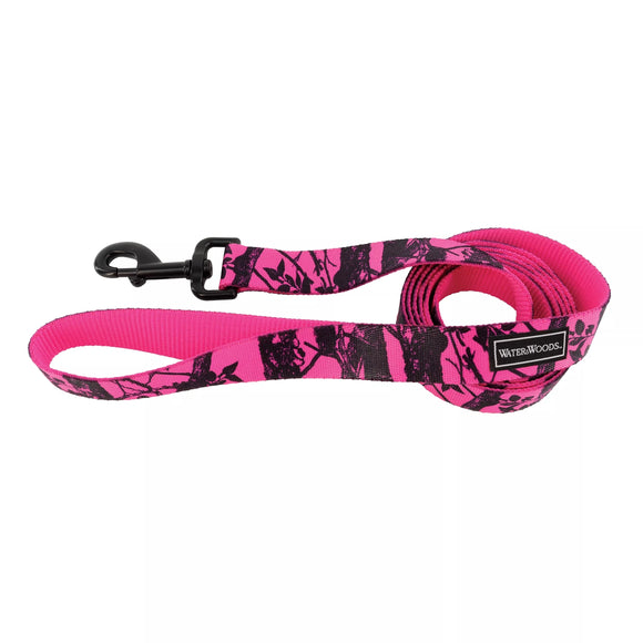 WOODS AND WATER NEON PINK LEAD 6'