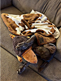 TALL TAILS COWHIDE FLEECE 30X40