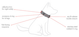 EZY DOG NEO WIDE COLLAR BLACK 3XLG