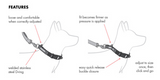 EZY DOG CHECKMATE COLLAR BLACK MED