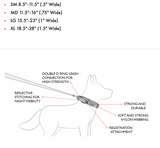 EZY DOG DOUBLE UP COLLAR BLACK LRG