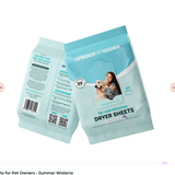 UPROOT CLEAN DRYER SHEETS 50PK SUMMER WYSTERIA SCENT