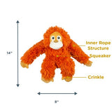 TALLTAILS 14'' ROPE BODY ORANGUTAN