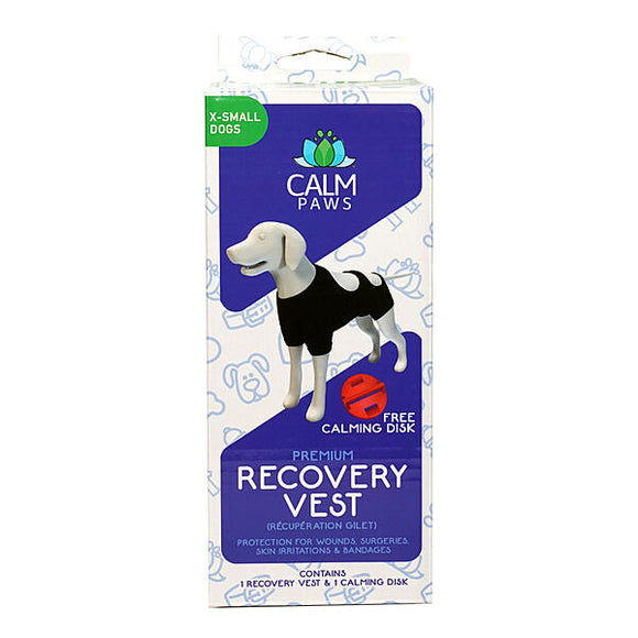 CALM PAWS RECOVERY VEST XS