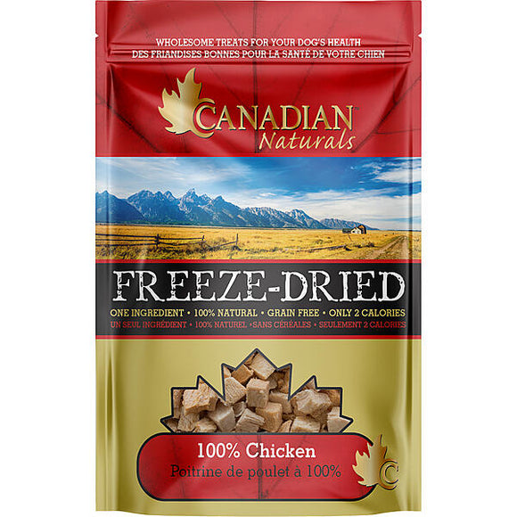 CANADIAN NATURALS FREEZE-DRIED CHICKEN 75G