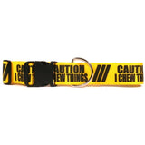 YELLOW DOG CAUTION COLLAR - MED