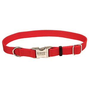 COAST SM METAL BUCKLE COLLAR RED