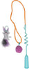 CATSTAGES KITTY CAT WAND WITH REPLACEBLE TOYS 2 PEICE