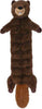 INDIPETS BEAVER WITH 17 SQUEAKERS LARGE PLUSH DOG TOY