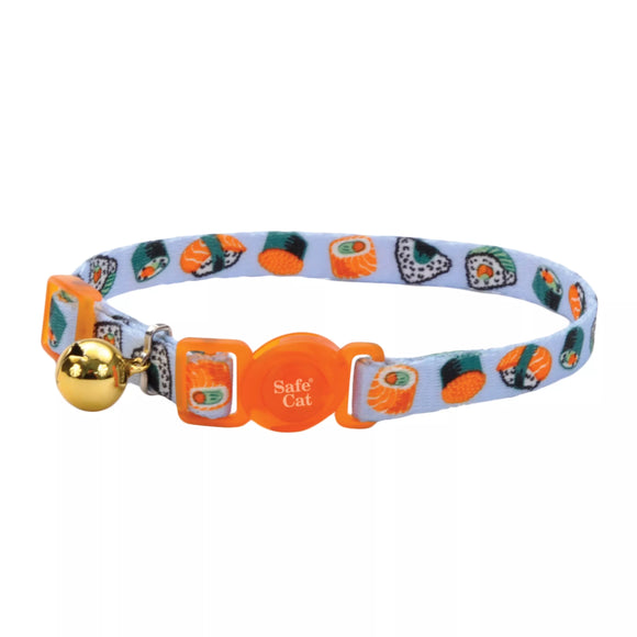 COASTAL BREAK AWAY CAT COLLAR SUSHI