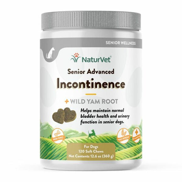 NATURVET SENIOR INCONTINENCE 120CHEW