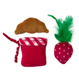 MAD CAT KITTY CROISSANT 3 PACK CAT TOY
