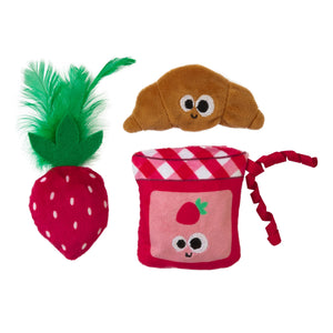 MAD CAT KITTY CROISSANT 3 PACK CAT TOY