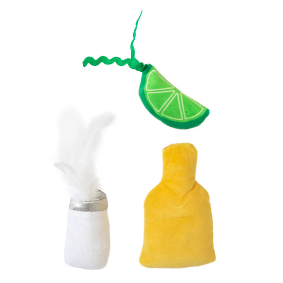 MAD CAT TABBY TEQUILA 3 PACK CAT TOY