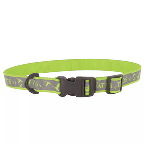 WOODS AND WATER REFLECTIVE GREEN COLLAR 18- 26"