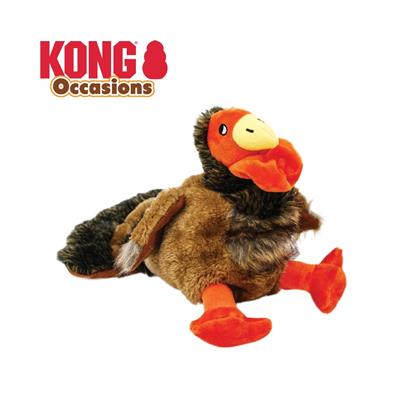KONG LOW STUFF TURKEY PLUSH DOG TOY MEDIUM