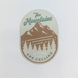 THE MOUNTAINS ARE CALLING BADGE