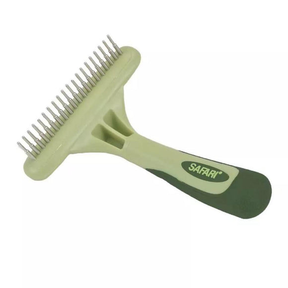 COASTAL PET SAFARI SINGLE UNDERCOAT RAKE WITH ROTATING PINS FOR DOG