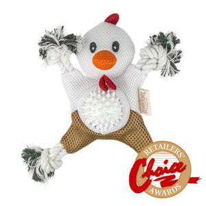 TERRITORY 2IN1 BALL CHICKEN TOY