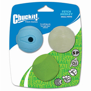 CHUCK IT FETCHMEDLEY SMALL 3 PACK