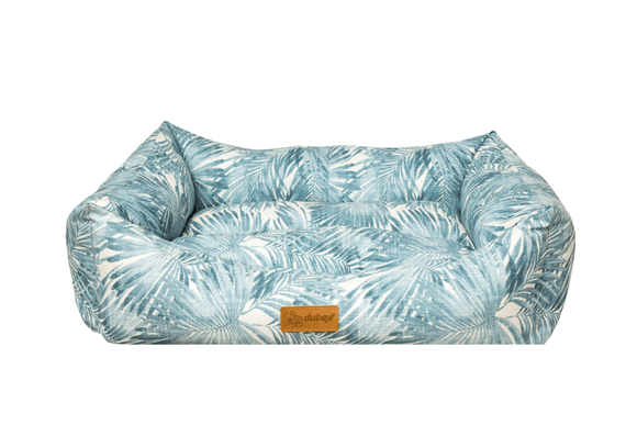 DUBEX BED 22X19 BLUE PALM