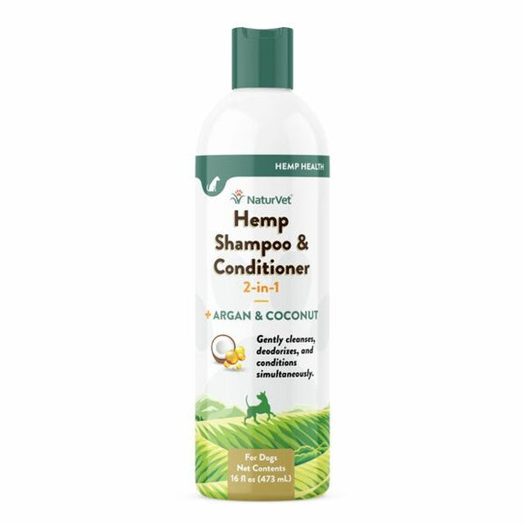 NATURVET HEMP 2 IN 1 SHAMPOO 473ML