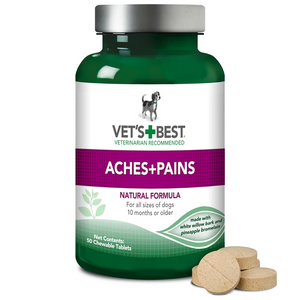 VET'S BEST DOG ACHES AND PAINS TABLETS 50P