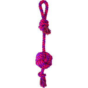 KNOTTY NICE PINK AND PURPLE ROPE 25"