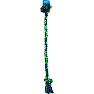 KNOTTY NICE ROPE TOY XL BLUE AND GREEN 48"