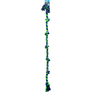 KNOTTY NICE ROPE TOY XXL BLUE AND GREEN 72"