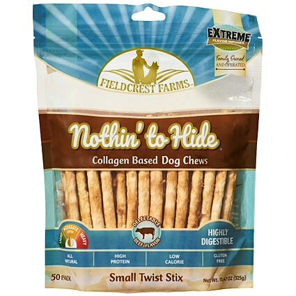 NOTHIN' TO HIDE BEEF TWIST STIX 50PK