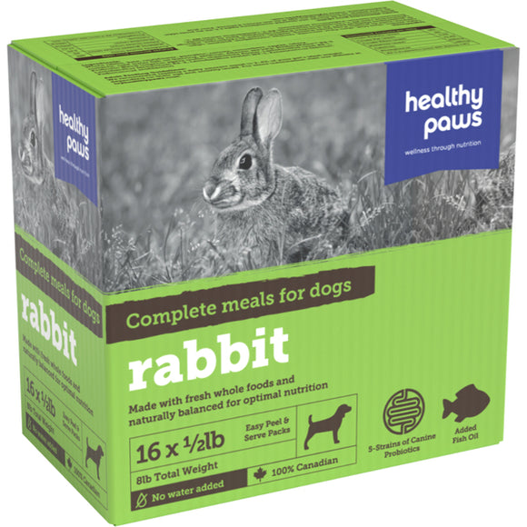HEALTHY PAWS COMPLETE DINNER RABBIT 8LB