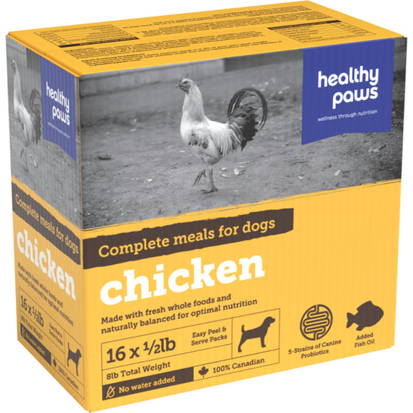 HEALTHY PAWS COMPLETE DINNER CHICKN 8LB