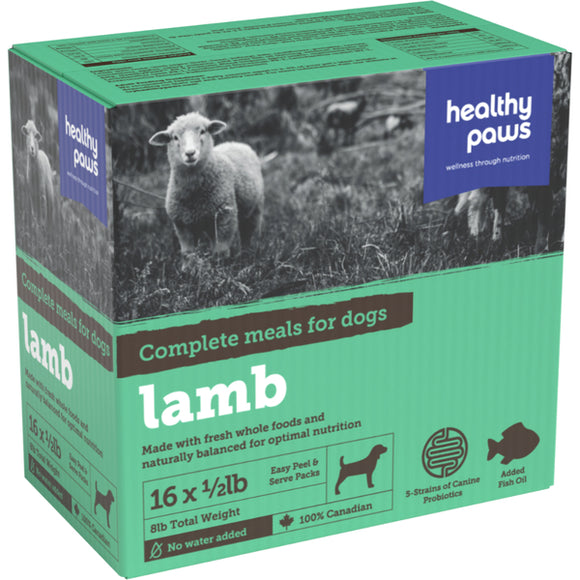 HEALTHY PAWS COMPLETE DINNER LAMB 8LB