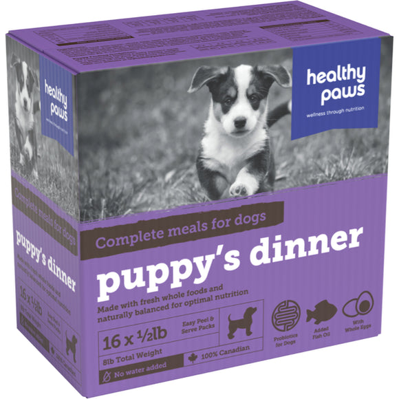 HEALTHY PAWS COMPLETE DINNER PUPPY 8LB