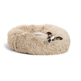 BEST FREINDS BY SHERI 45" DONUT BED TAUPE W FREE BLANKET