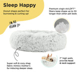 BEST FREINDS BY SHERI 45" DONUT BED TAUPE W FREE BLANKET