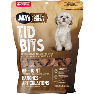 JAYS TID BITS HIP & JOINT PEANUT BUTTER 454G