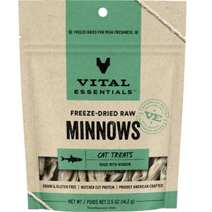 VITAL CAT TREATS MINNOWS 14G