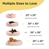 BEST FREINDS BY SHERI 45" DONUT BED TAUPE W FREE BLANKET