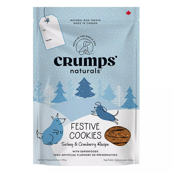 CRUMPS  FESTIVE TURKEY + CRANBERRY 270G