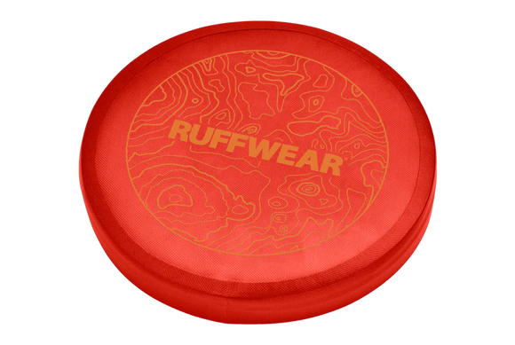 RUFFWEAR CAMP FLYER DISC FRISBEE RED SUMAC