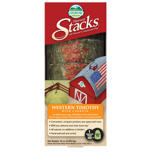 OXBOW HARVEST STACKS WESTREN TIMOTHY & CARROT 35OZ