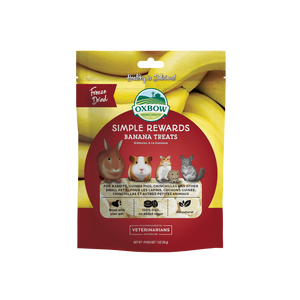 OXBOW SIMPLE REWARDS BANANA TREATS 1OZ