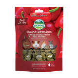 OXBOW SIMPLE REWARDS BAKED TREATS WITH BELL PEPPER 3OZ