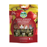 OXBOW SIMPLE REWARDS BAKED TREATS WITH APPLE AND BANANA 3OZ