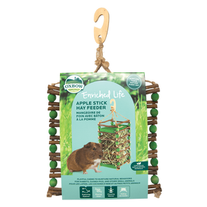 OXBOW ENRICHED LIFE APPLE STICK HAY FEEDER