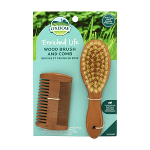 OXBOW ENRICHED LIFE - WOOD BRUSH & COMB