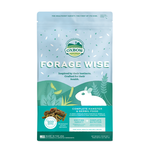 OXBOW FORAGE WISE HAMSTER & GERBAL FOOD 2LB